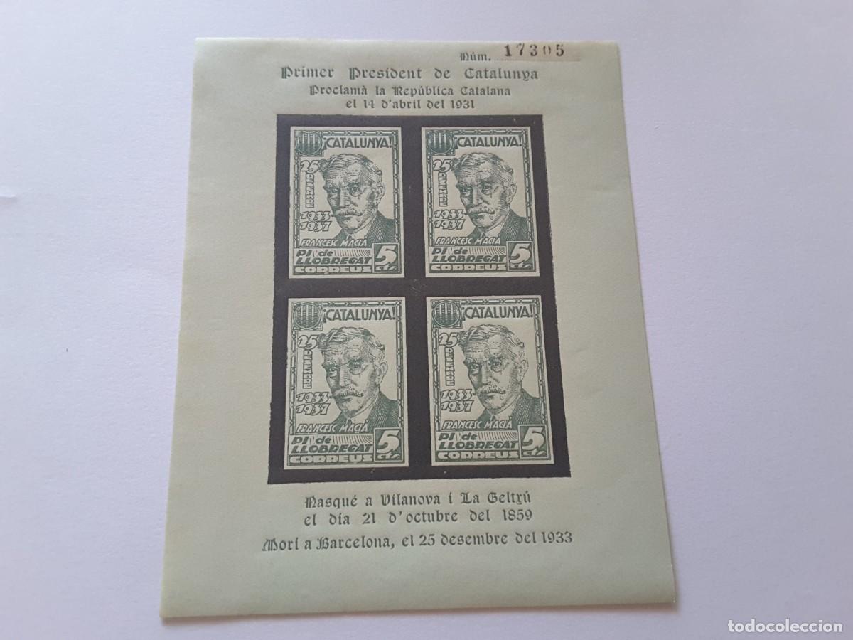 Sellos: Hoja bloque Pi de Llobregat - Foto 1