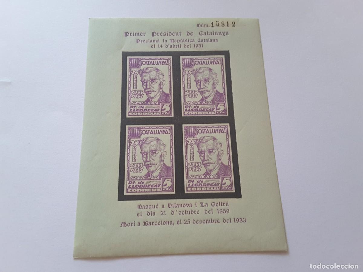Sellos: Hoja bloque Pi de Llobregat - Foto 1