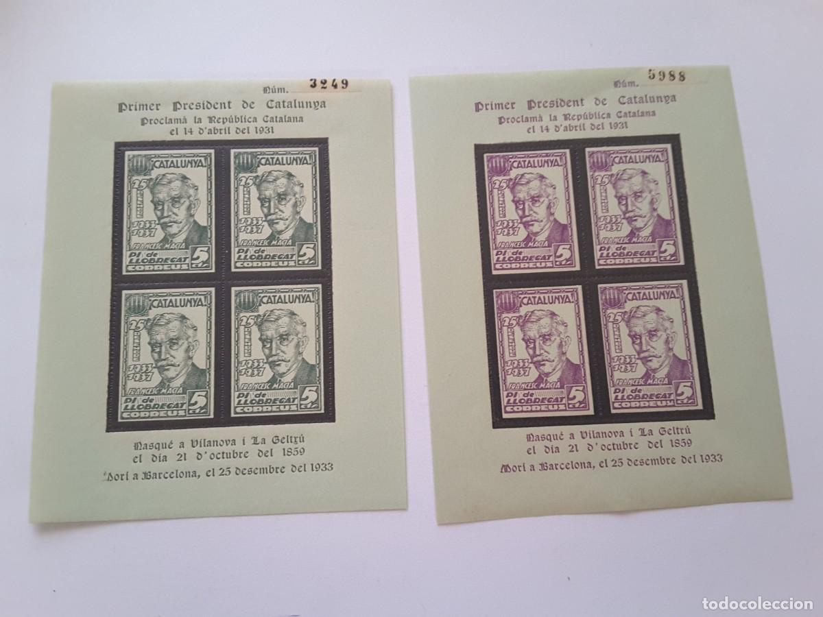 Sellos: Hojas bloque Pi de Llobregat - Foto 1
