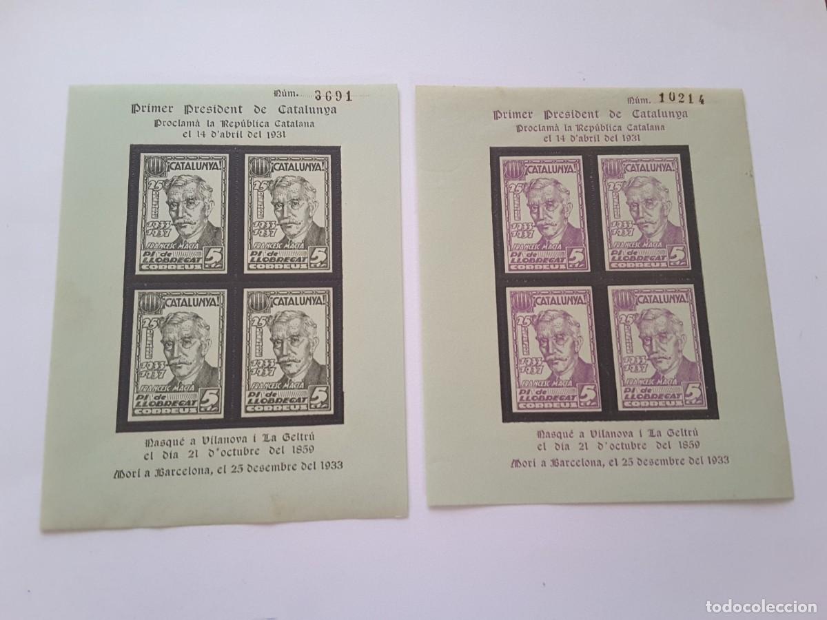 Sellos: Hojas bloque Pi de Llobregat - Foto 1