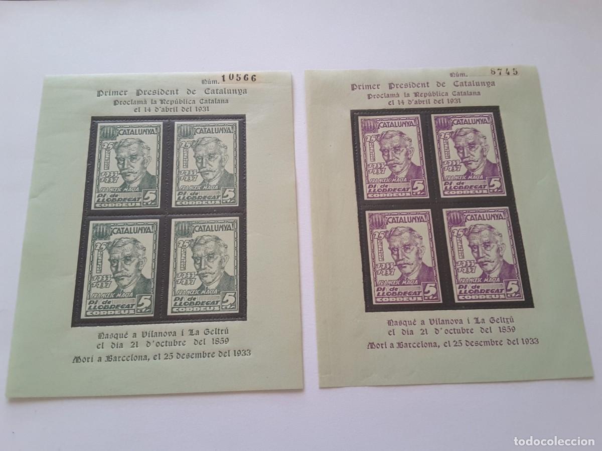 Sellos: Hojas bloque Pi de Llobregat - Foto 1