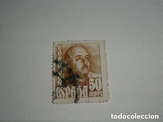 Sellos: ESPA&Ntilde;A SELLO DE 50 C&Eacute;NTIMOS USADO - Foto 1