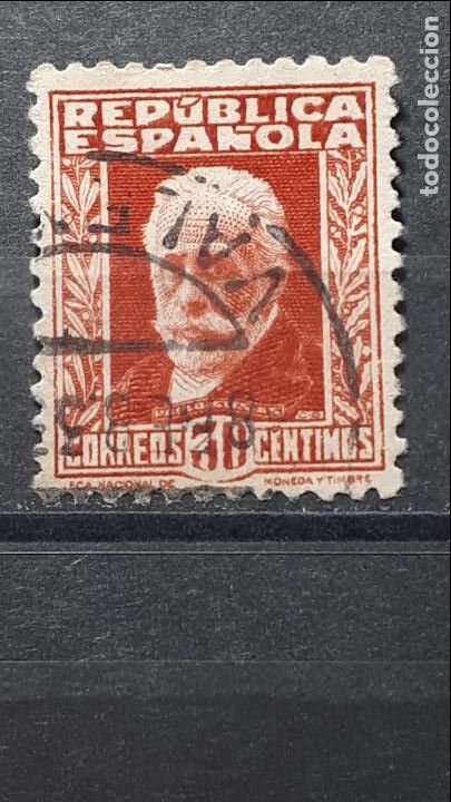 Sellos: ESPA&Ntilde;A. A&Ntilde;O 1932 &deg;. EDIFIL 669 - Foto 1