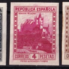Sellos: ESPAÑA, 1932 EDIFIL Nº 673S, 674S, 675S, /*/, [SIN DENTAR.]