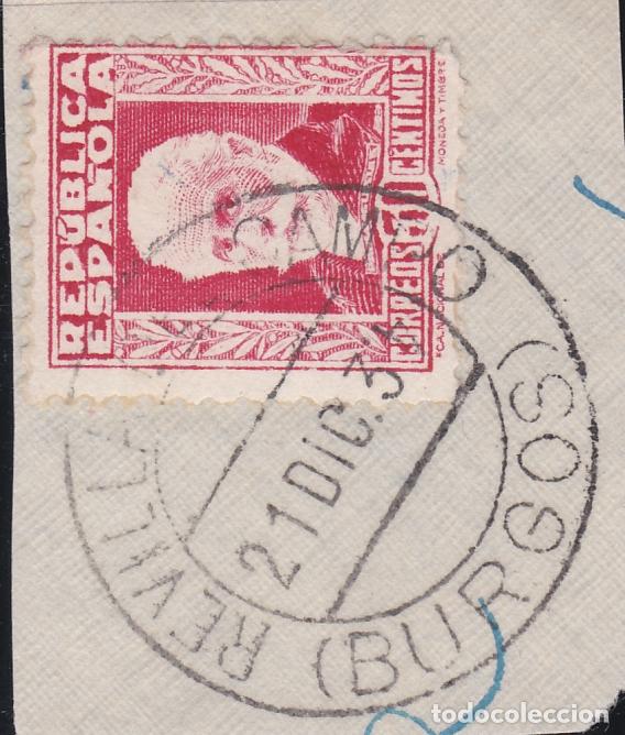 Selos: ESPA&Ntilde;A.- SELLO DE PABLO GLESIAS CON MATASELLOS REVILLA DEL CAMPO (BURGOS)