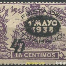 Francobolli: 700304 MNH ESPAÑA 1938 FIESTA DEL TRABAJO