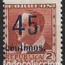 Sellos: 1938 BLASCO IBÁÑEZ, HABILITADO. EDIFIL Nº NE28 * *