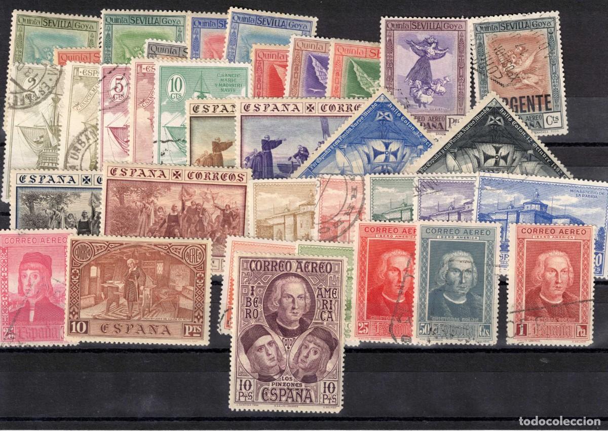Sellos: Espa&ntilde;a. Conjunto de 35 sellos del Primer Centenario - Foto 1
