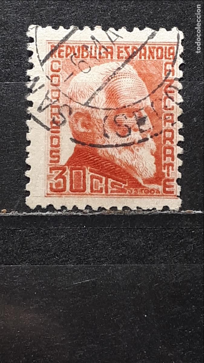 Sellos: ESPA&Ntilde;A . A&ntilde;o 1933. &deg;. EDIFIL 696 - Foto 1