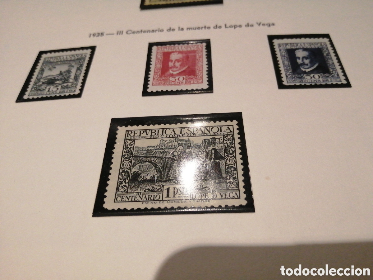 Sellos: II CENTENARIO DE LA MUERTE DE LOPE DE VEGA - Foto 1