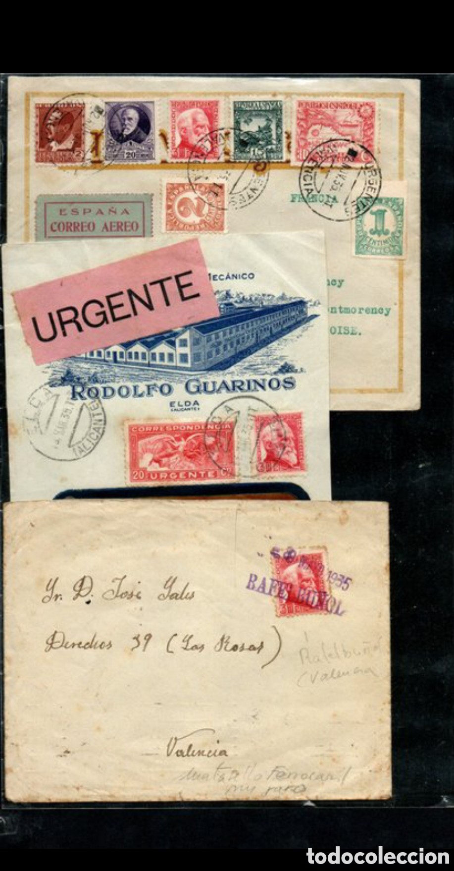 Sellos: Historia postal 1931-1936 - Foto 3