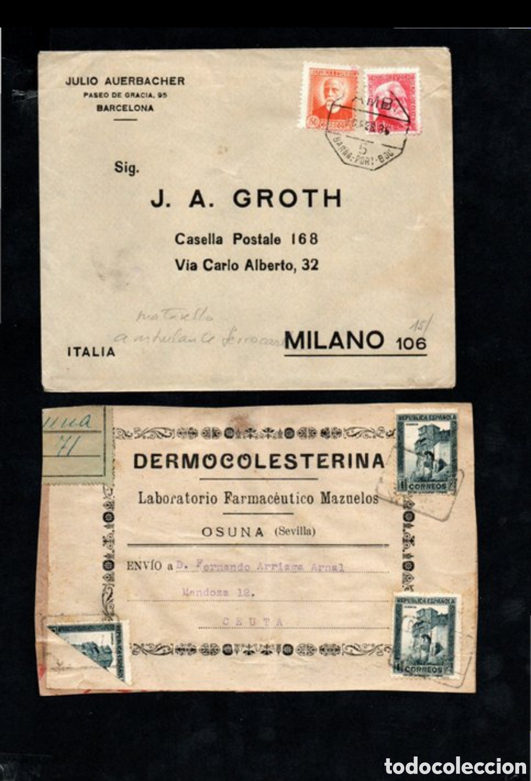 Sellos: Historia postal 1931-1936 - Foto 4