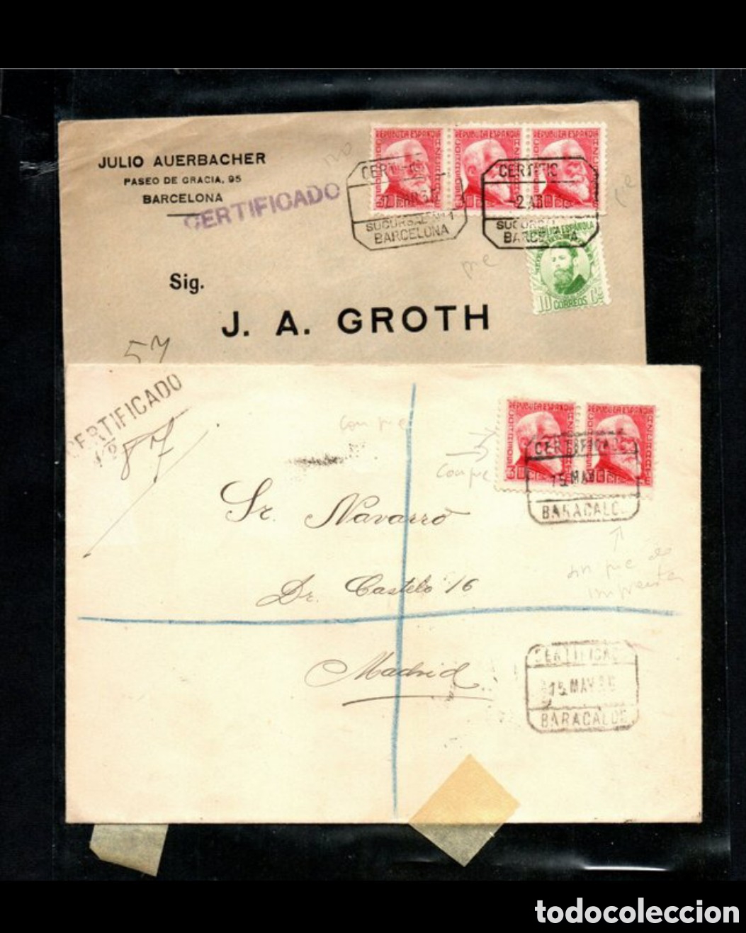 Sellos: Historia postal 1931-1936 - Foto 5