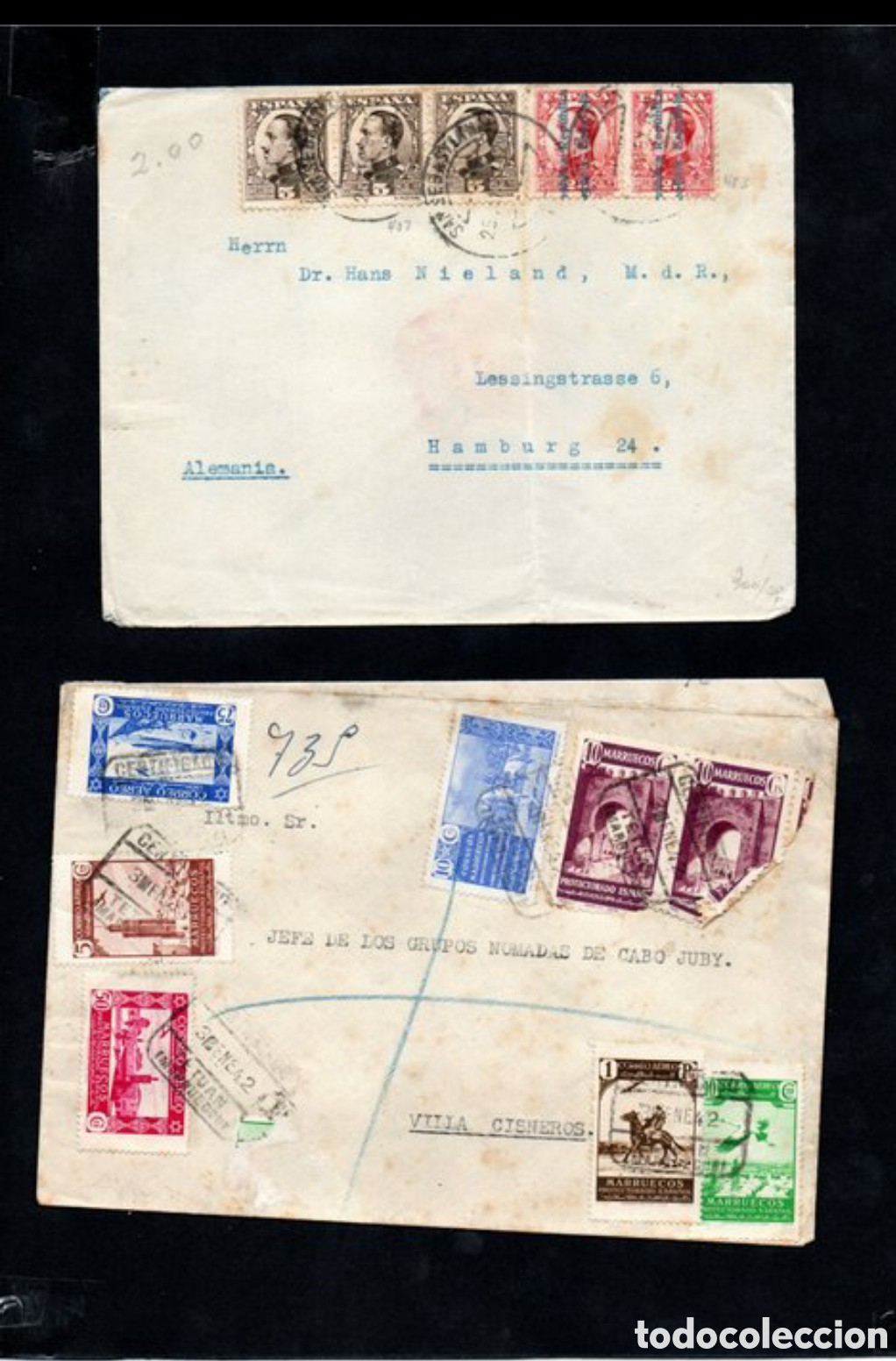 Sellos: Historia postal 1931-1936 - Foto 7