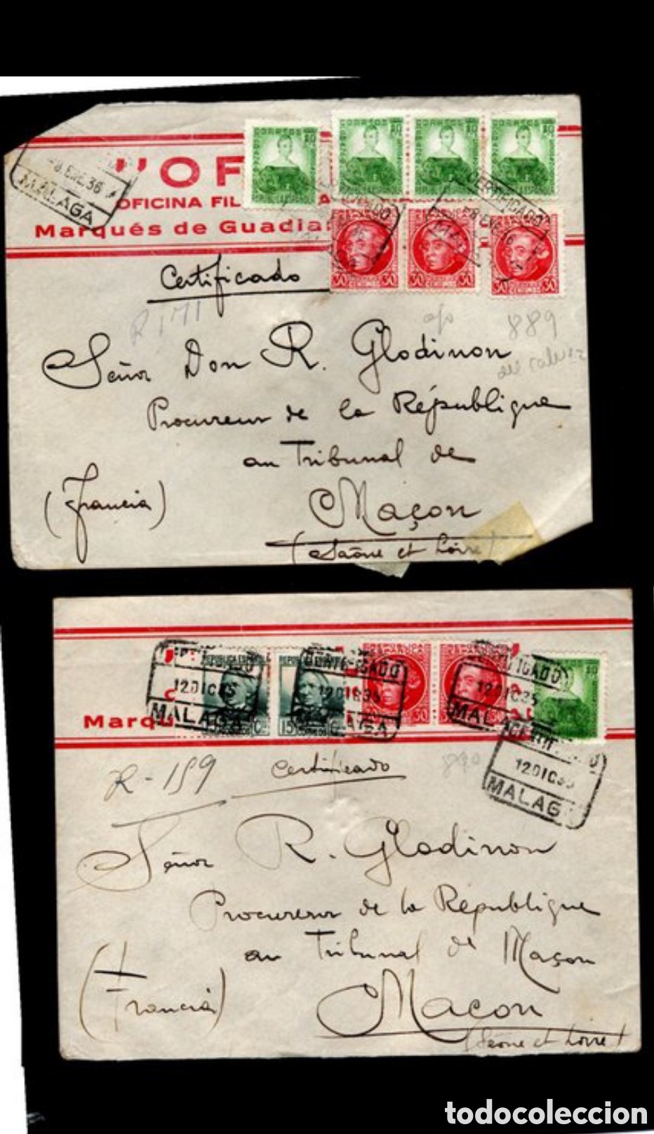 Sellos: Historia postal 1931-1936 - Foto 9