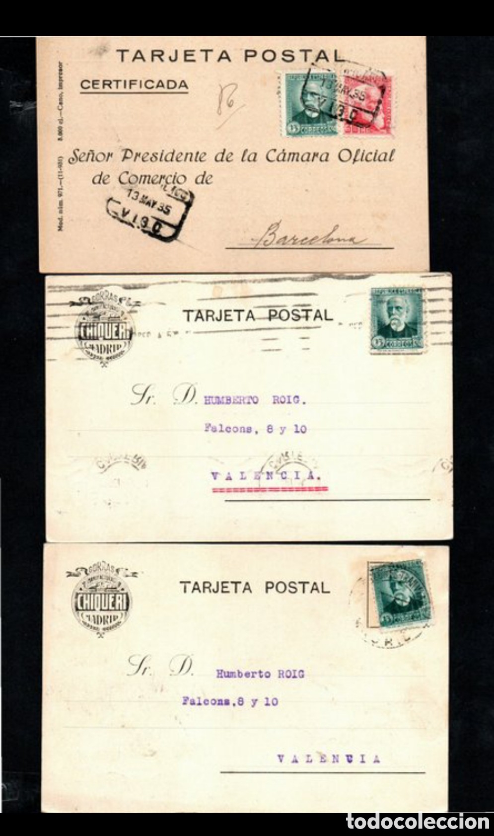 Sellos: Historia postal 1931-1936 - Foto 13