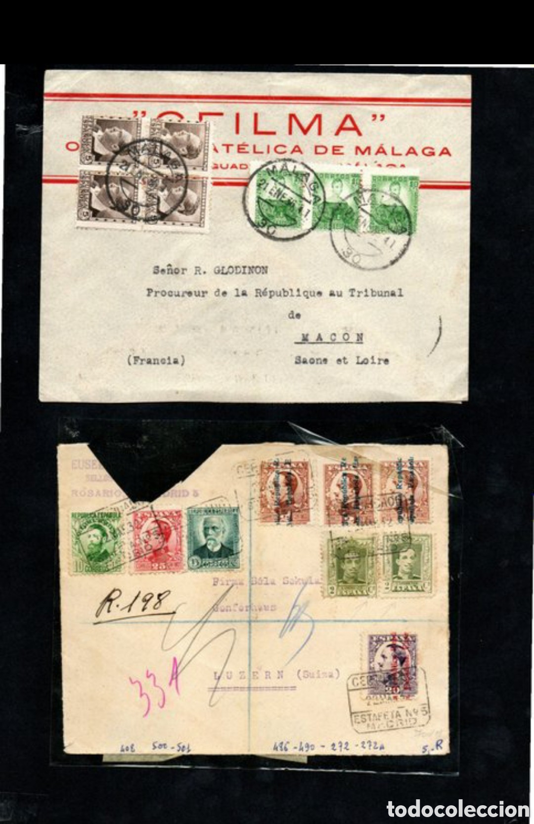 Sellos: Historia postal 1931-1936 - Foto 17