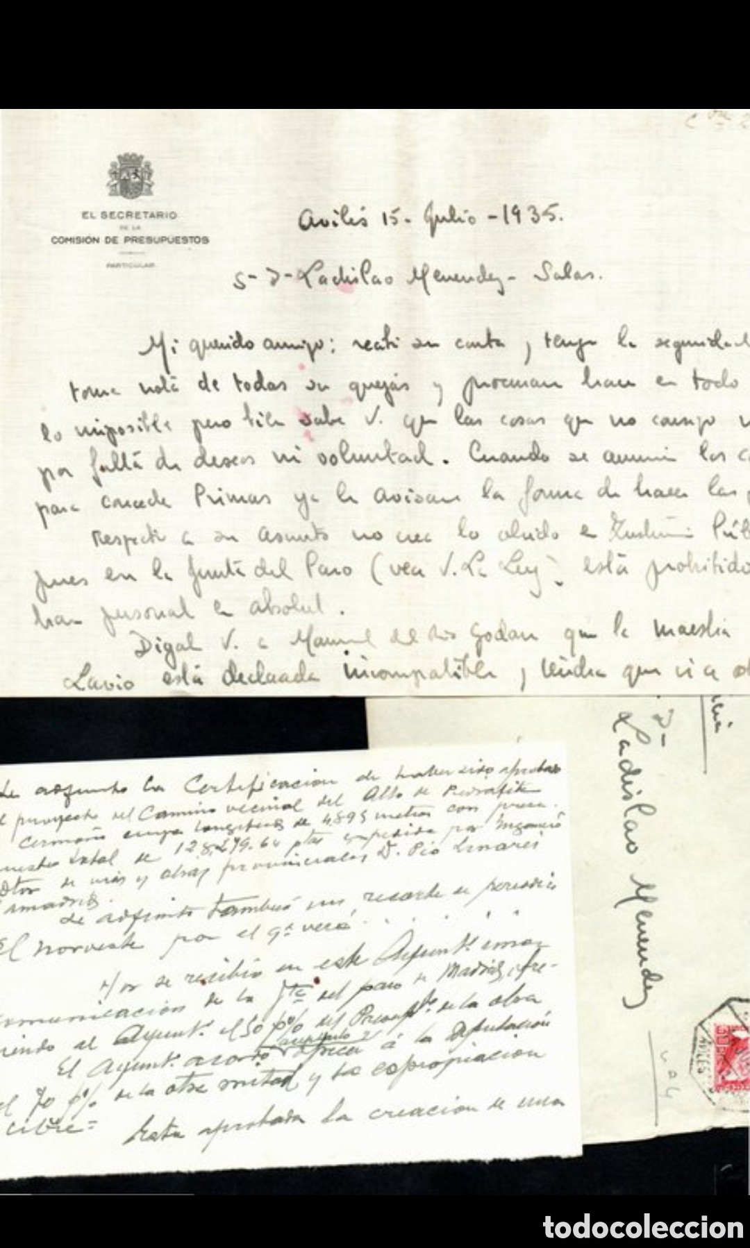 Sellos: Historia postal 1931-1936 - Foto 21