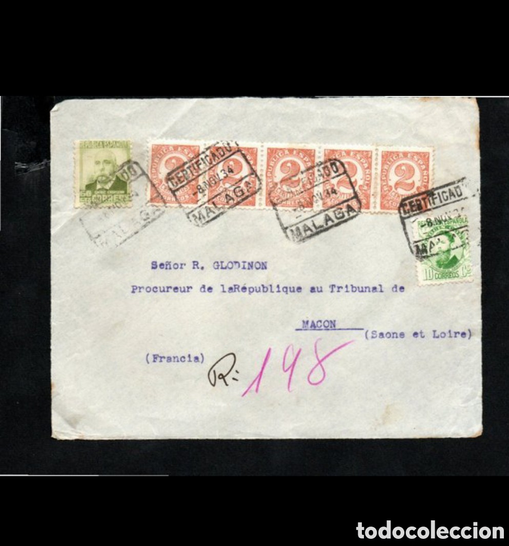 Sellos: Historia postal 1931-1936 - Foto 26