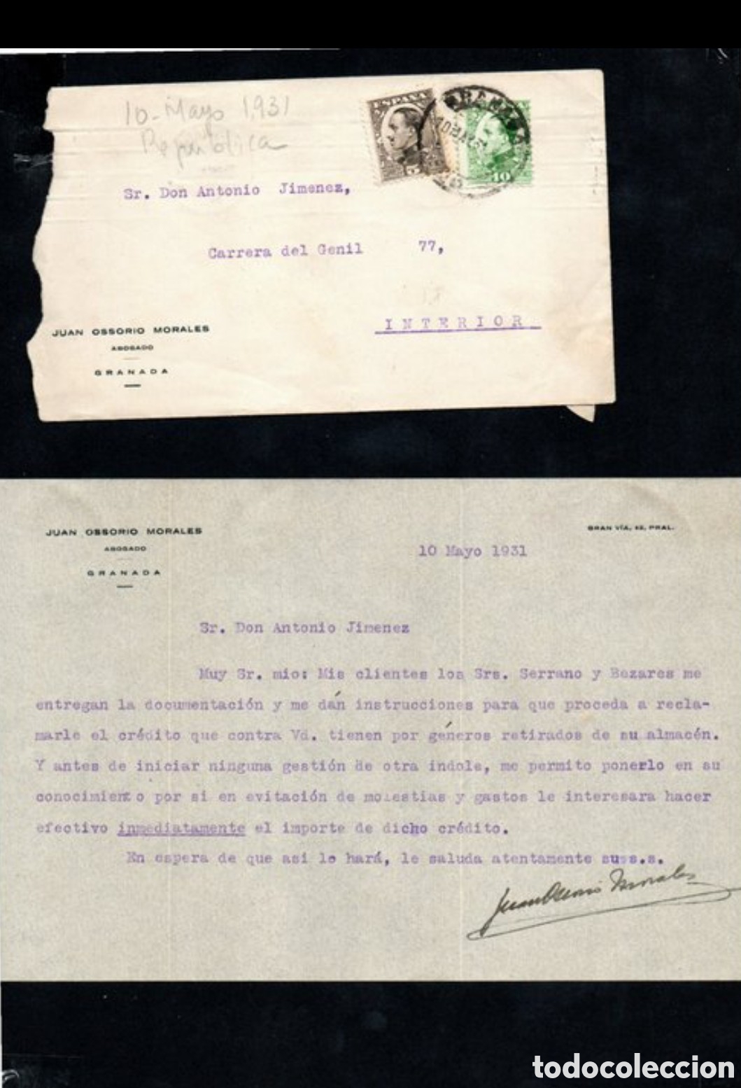 Sellos: Historia postal 1931-1936 - Foto 27