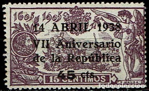 Sellos: ESPA&Ntilde;A 1938 - EDIFIL 755 (**) - Foto 1