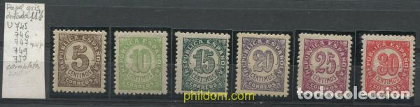 Sellos: 700220 HINGED ESPA&Ntilde;A 1938 CIFRAS - Foto 1