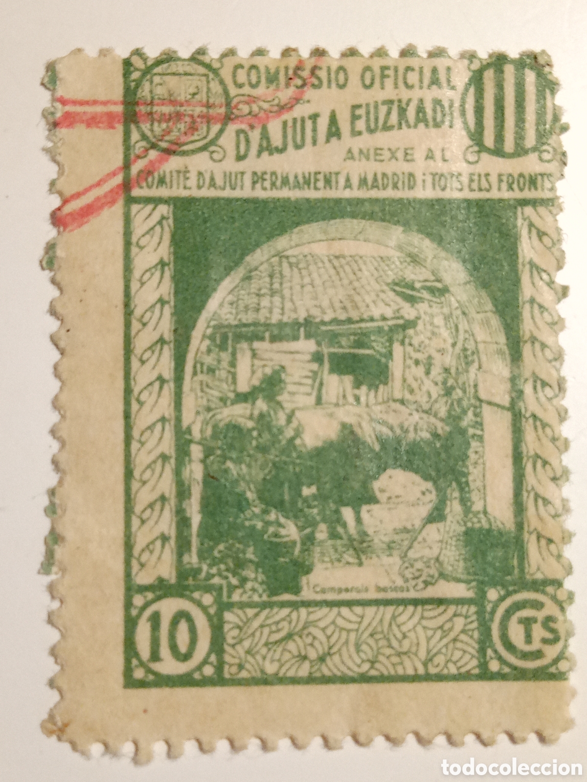 Sellos: Vi&ntilde;etas Comisi&oacute;n oficial Dajuta Euzkadi - Foto 3