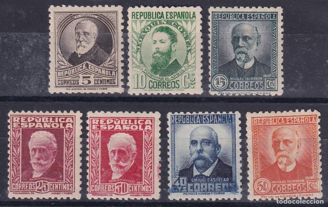Sellos: EDIFIL 655/61. * CHARNELA - Foto 1
