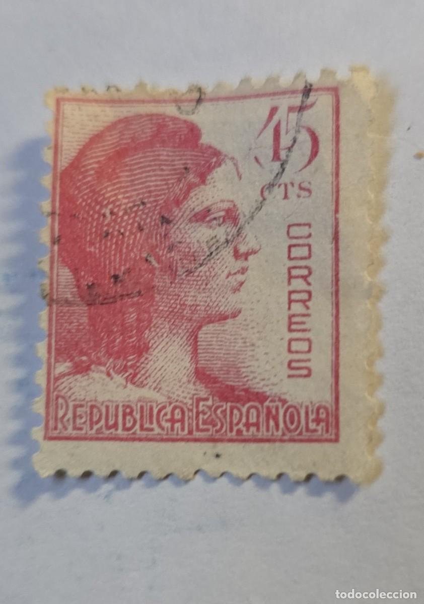 Sellos: SELLO USADO 1938 REPUBLICA - Foto 1