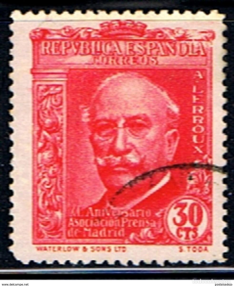 Sellos: ESPA&Ntilde;A // EDIFIL 702 // 1936 ... USADO - Foto 1