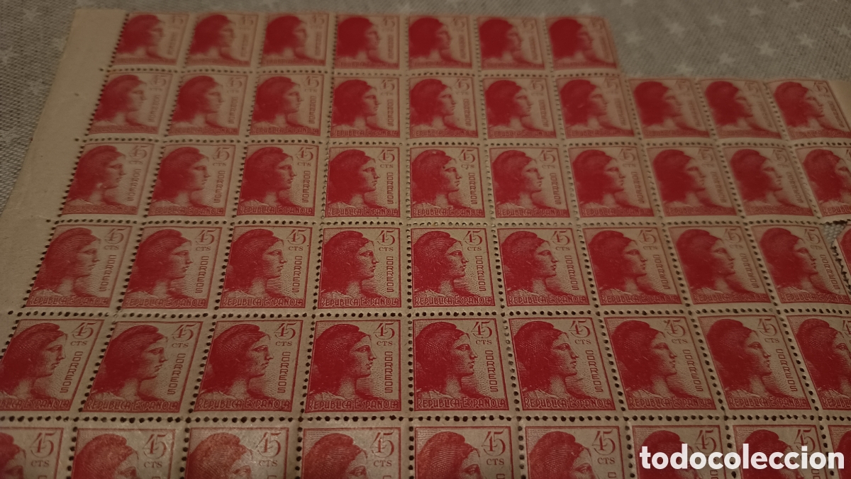 Sellos: Sellos 45 c&eacute;ntimos Rep&uacute;blica espa&ntilde;ola - Foto 2