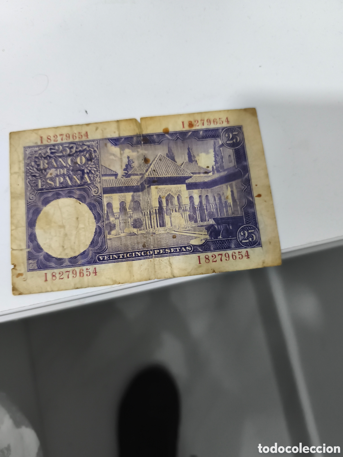 Sellos: billete antiguo espa&ntilde;ol - Foto 2