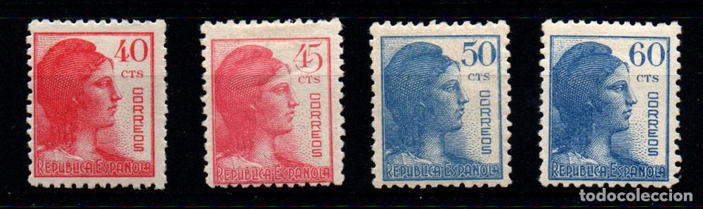Sellos: Espa&ntilde;a n&ordm; 751/54. A&ntilde;o 1938 - Foto 1