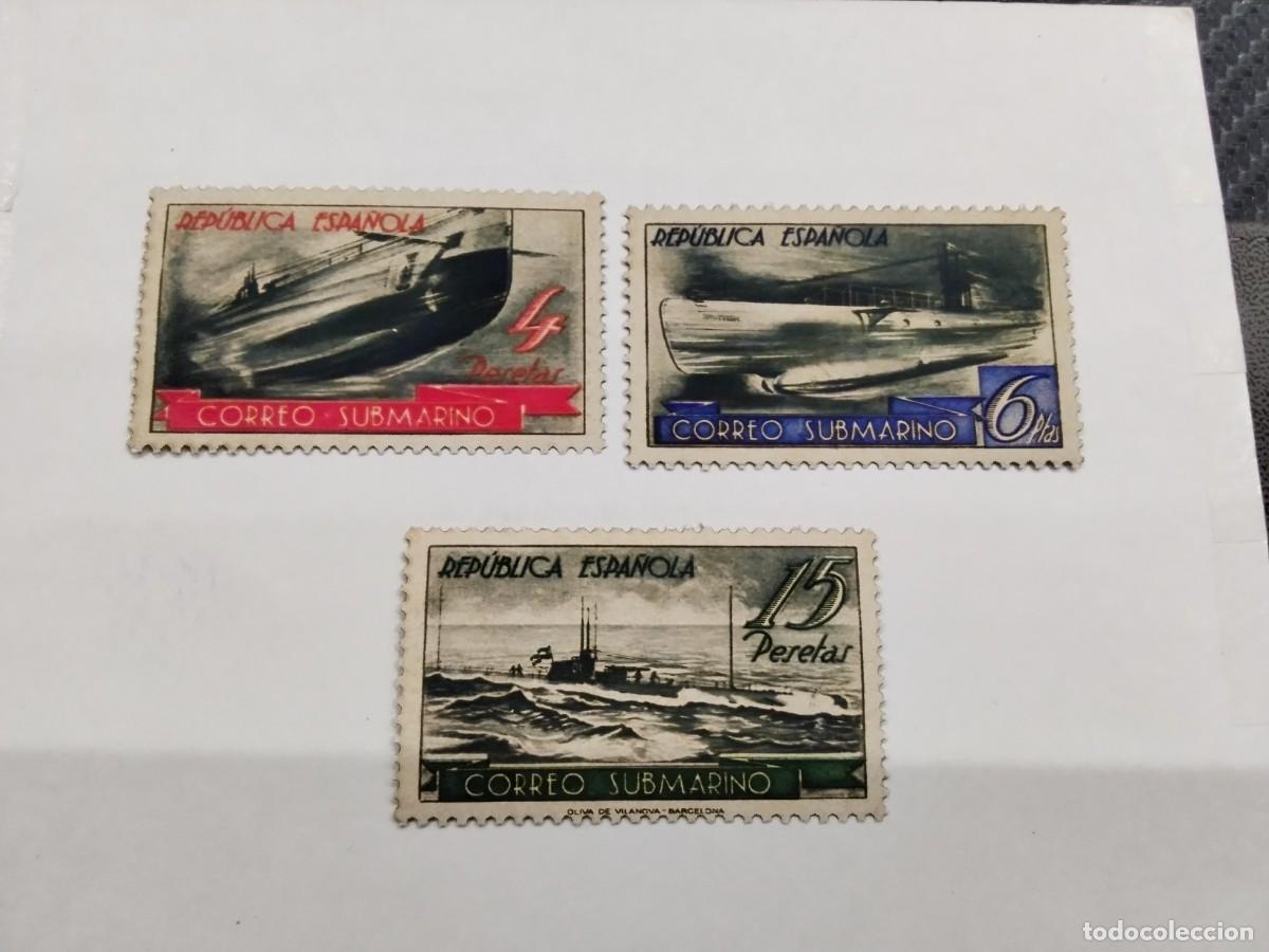 Sellos: ESPA&Ntilde;A-1938 II REPUBLICA EDIFIL SH781 - CORREO SUBMARINO- MNH** - NUEVA CON GOMA