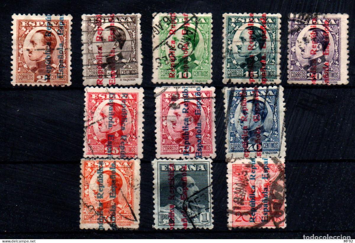 Sellos: Espa&ntilde;a n&ordm; 593/603. A&ntilde;o 1931 - Foto 1