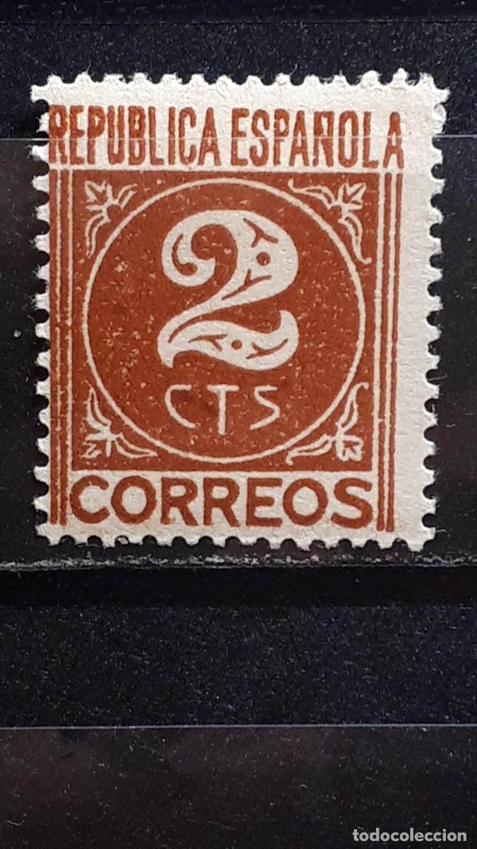 Sellos: ESPA&Ntilde;A. A&Ntilde;O 1936. *. EDIFIL 731 - Foto 1