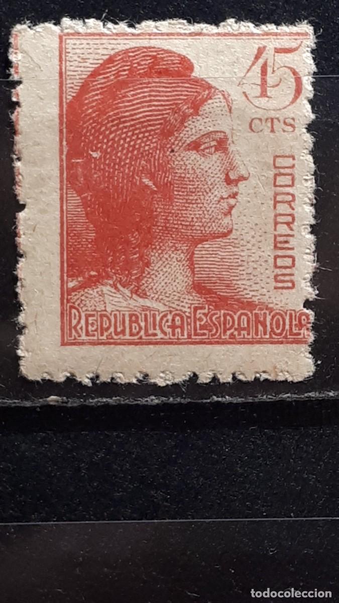 Sellos: ESPA&Ntilde;A. A&Ntilde;O 1938. **. EDIFIL 752 - Foto 1