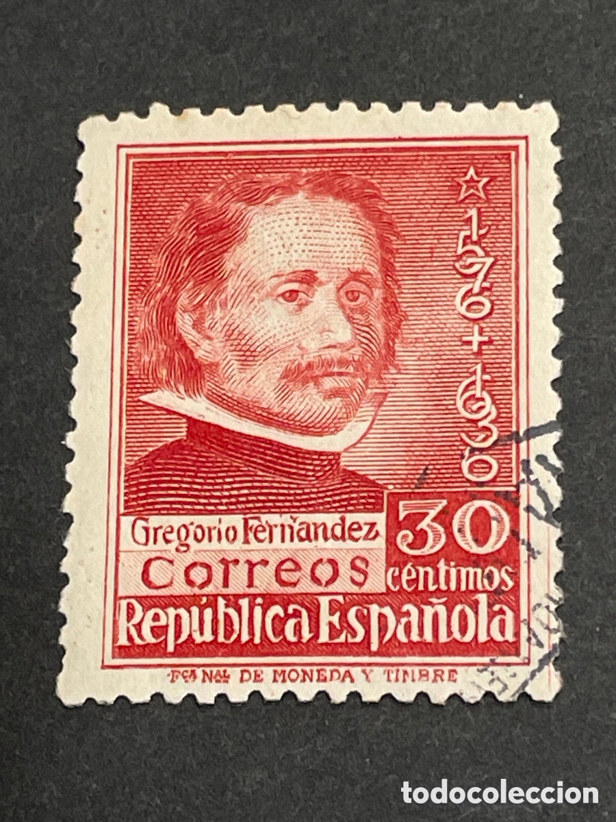Sellos: Edifil 726 30 Cts Centenario Gregorio Fern&aacute;ndez, , usado, muy bien centrado, buen sello.
