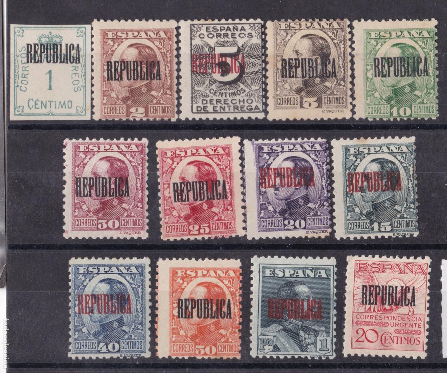 Sellos: SS46- Emisiones Locales REPUBLICANAS BARCELONA 5/17 Nuevos ** (1*)