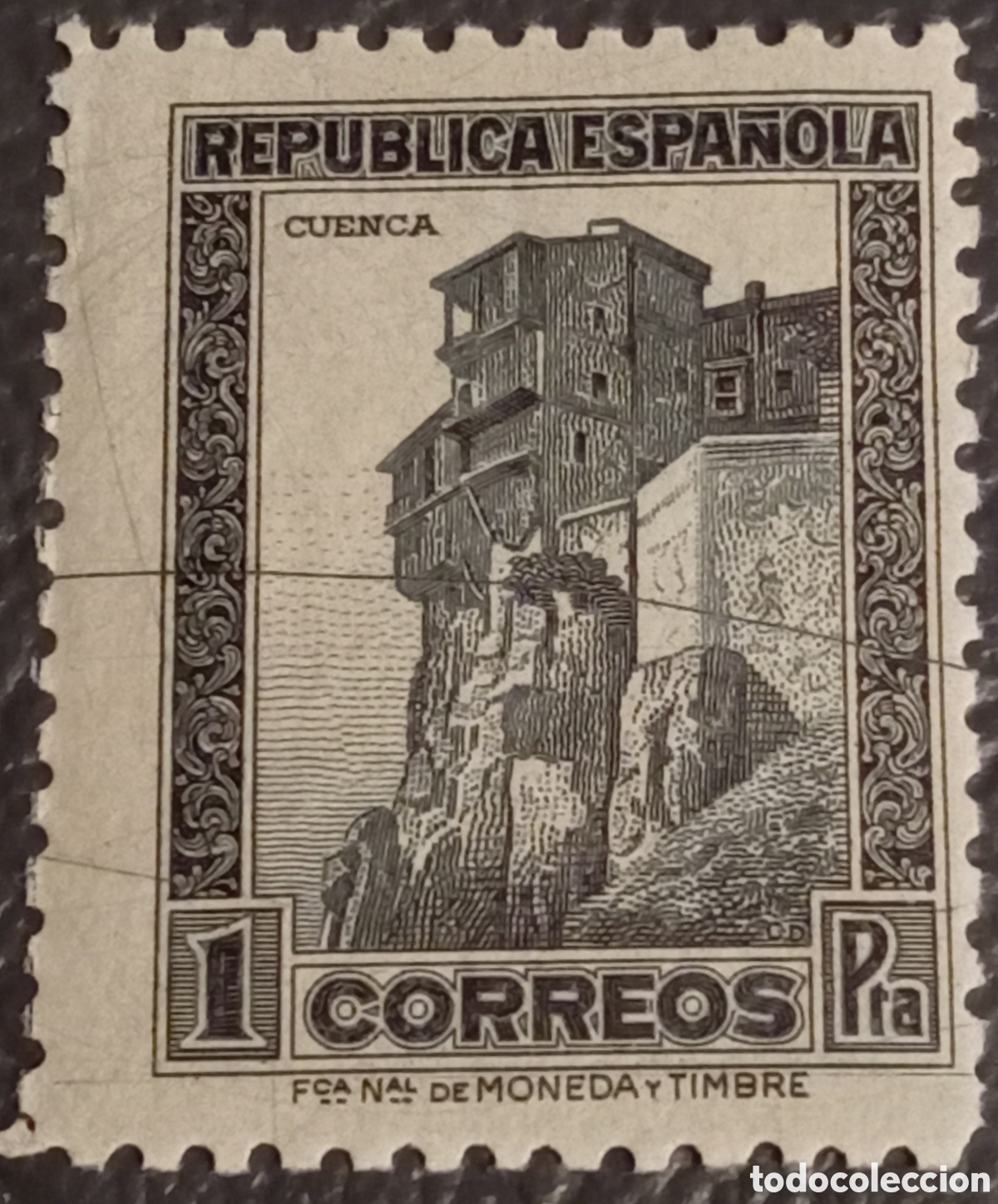 Sellos: 1932 Espa&ntilde;a Edifil 673 MNH - Variedad Error de Plancha (L&iacute;nea Vertical)
