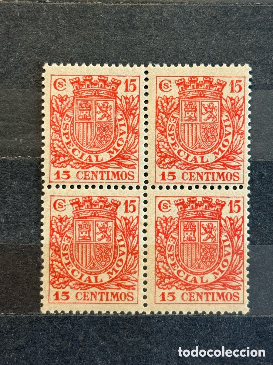 Sellos: Espa&ntilde;a. 1934/1936. II Rep&uacute;blica Espa&ntilde;ola. Timbre m&oacute;vil. Alemany 55. Nuevos **