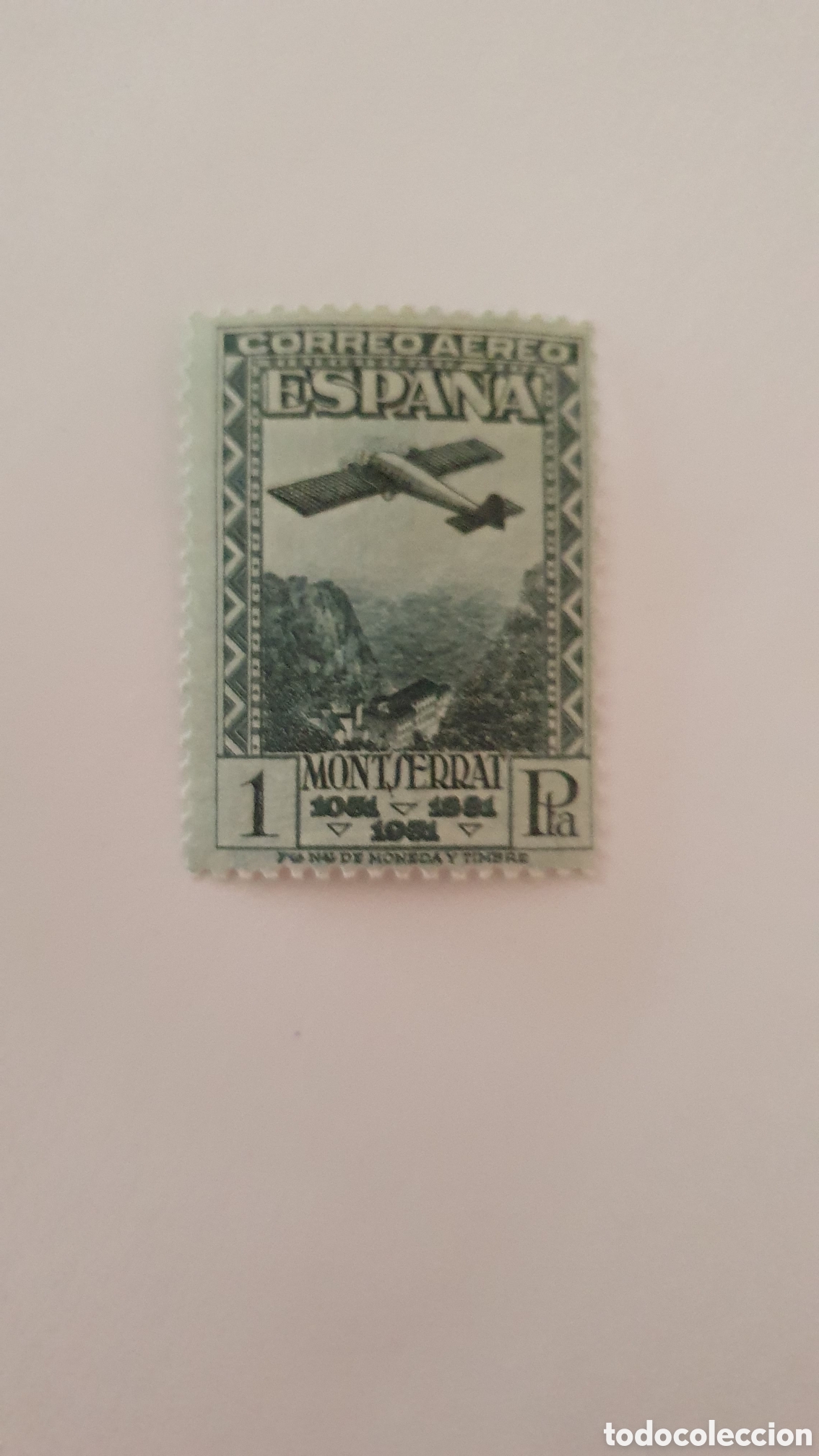 Sellos: Edifil 654. Centenario Montserrat 1931