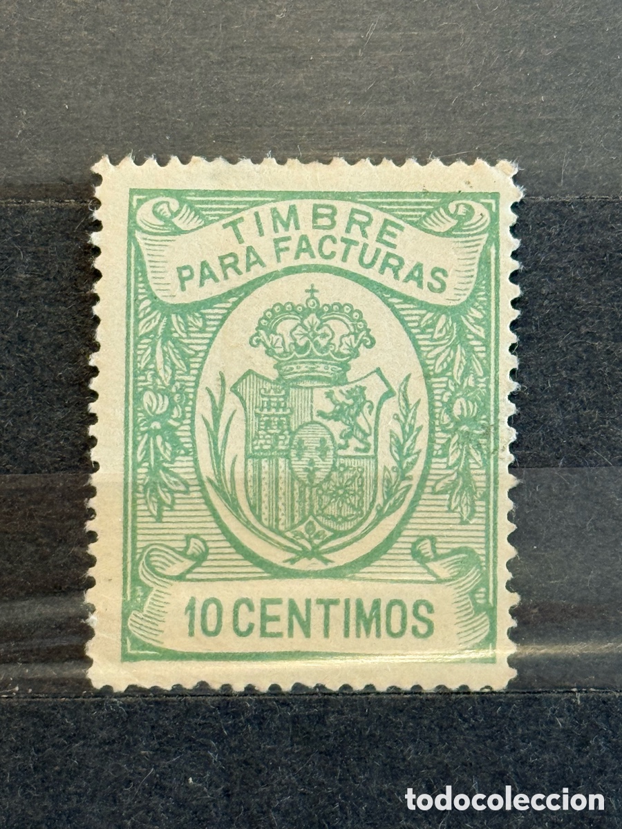 Sellos: Espa&ntilde;a. 1920/1936. II Rep&uacute;blica Espa&ntilde;ola. Timbre para facturas y recibos. Alemany 5. Nuevo *