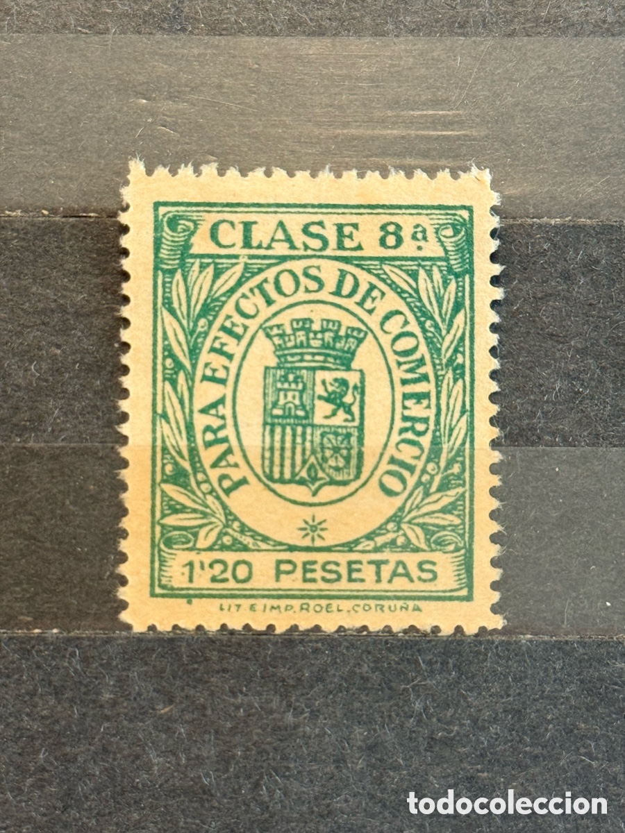 Sellos: Espa&ntilde;a. 1936/1937. II Rep&uacute;blica Espa&ntilde;ola. Timbre para efectos de comercio. Alemany 149. Nuevo (*)