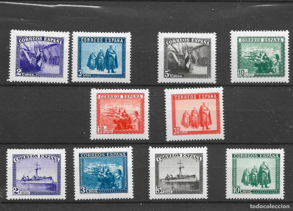 Sellos: Sellos de Espa&ntilde;a A&ntilde;o 1938 En Honor Ej&eacute;rcito y Marina , Sellos nuevos** N&ordm; Edifil 850 , Procedentes H