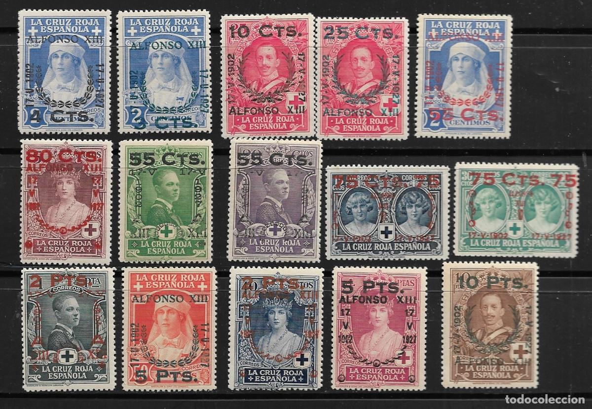 Sellos: ESPA&Ntilde;A 1937, EDIFIL 373/387 - XXV ANIVERSARIO DE LA JURA DE LA CONSTITUCI&Oacute;N POR ALFONSO XIII. MNH.
