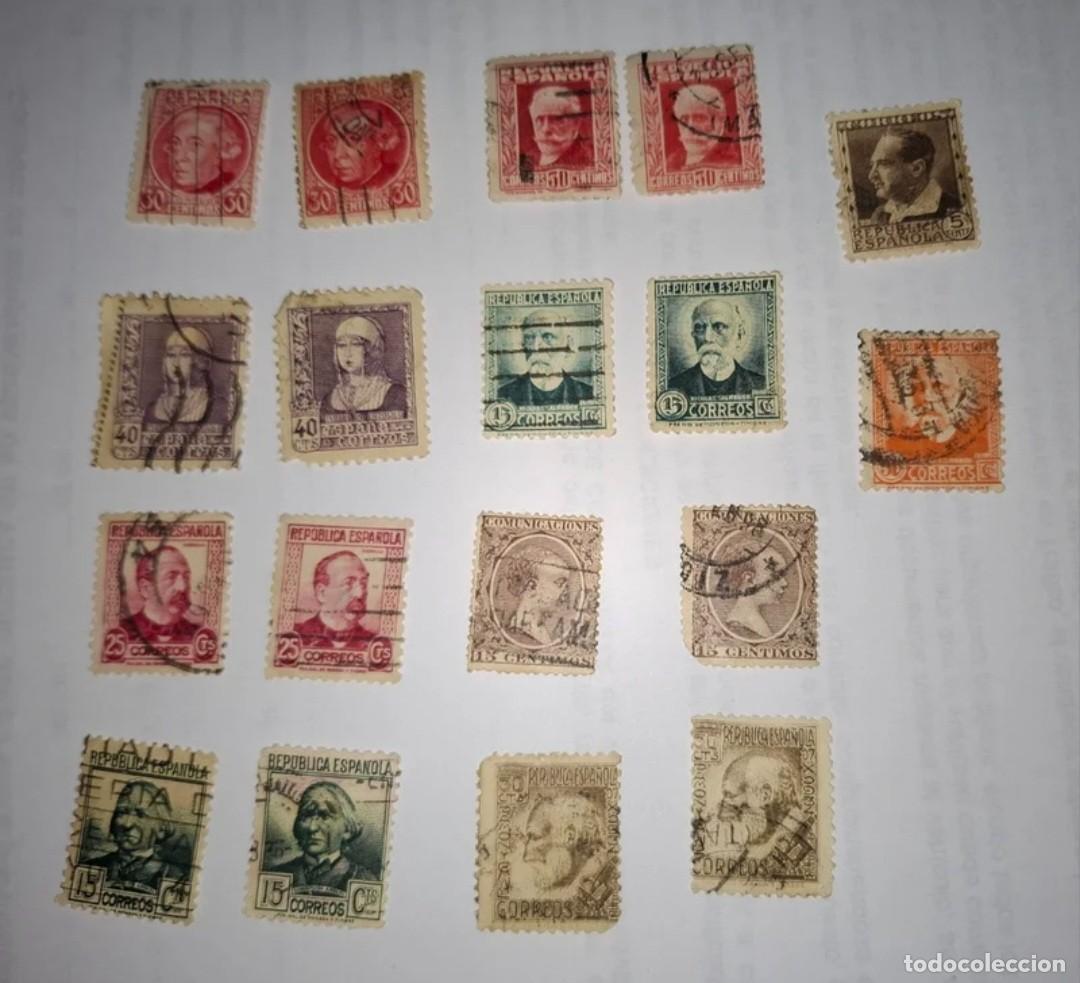 Sellos: LOTE SELLOS REPUBLICA ESPA&Ntilde;OLA
