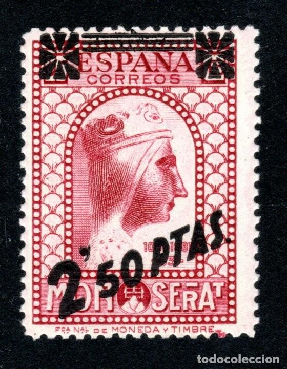 Sellos: EDIFIL 791 MONSERRAT 1938. TIPO DE 1931 HABILITADO. MNH **