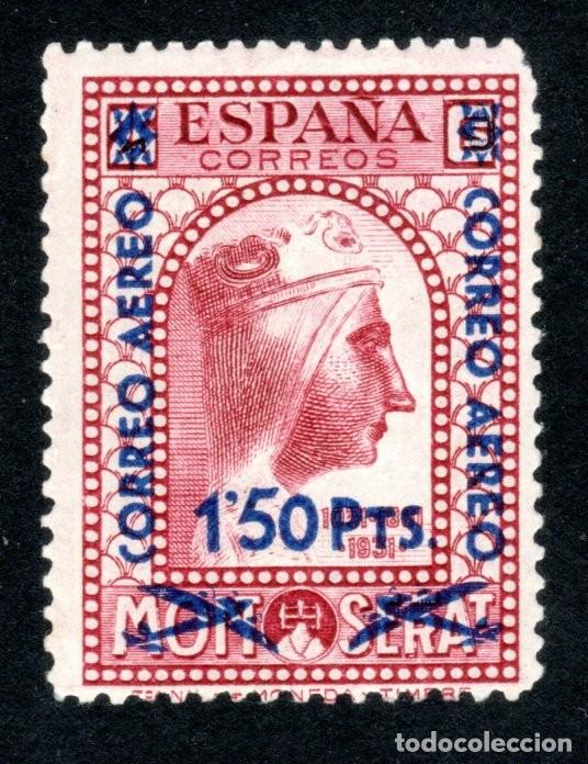 Sellos: EDIFIL 786 MONTSERRAT. HABILITACI&Oacute;N CORREO A&Eacute;REO 1936. VALOR CAT&Aacute;LOGO: 3 &euro;. MLH.