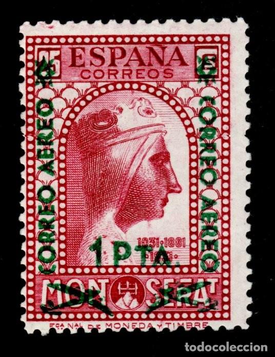 Sellos: EDIFIL 783 MONTSERRAT. HABILITACI&Oacute;N CORREO A&Eacute;REO 1936. MLH.